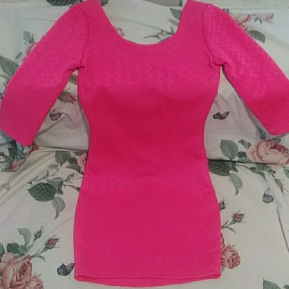 Short Pink Mini Dress